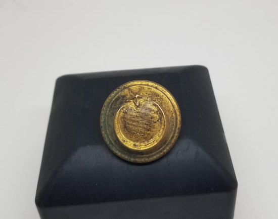 ÜZERİ ALTIN VERMEYLİ CUMHURİYET BAŞLARI SUBAY DÜĞMESİ