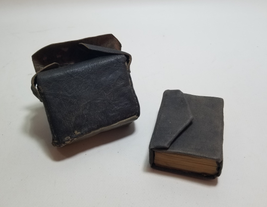 ORİJİNAL DERİ KABINDA OSMANLI DÖNEMİ ASKER ENAM-I ŞERİFİ