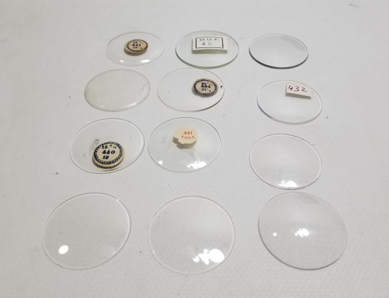 ANTİKA CEP SAATİ CAMLARI LOTU