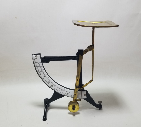 EMAYE KADRANLI ANTİKA POSTA TERAZİSİ