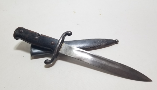 ENVER PAŞA HEDİYESİ SÜNGÜ FORMUNDA YAPILMIŞ NADİR OSMANLI TOPÇU SUBAY MEÇİ