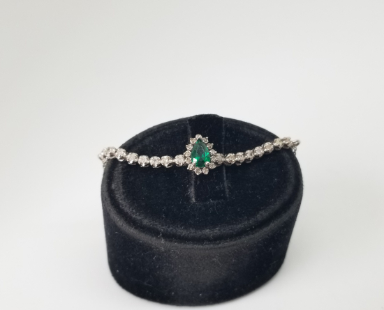 PIRLANTA TAŞLI ÖZEL YAPIM BİLEKLİK