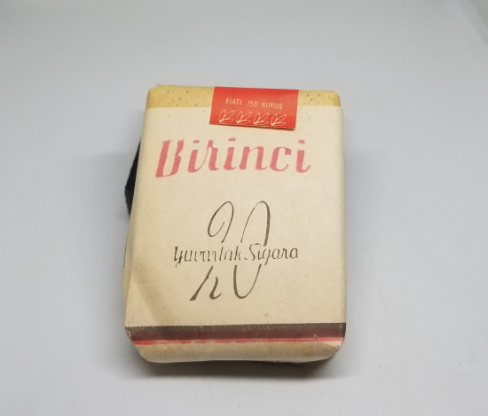 AÇILMAMIŞ PAKETİNDE KOLEKSİYONLUK BİRİNCİ SİGARASI