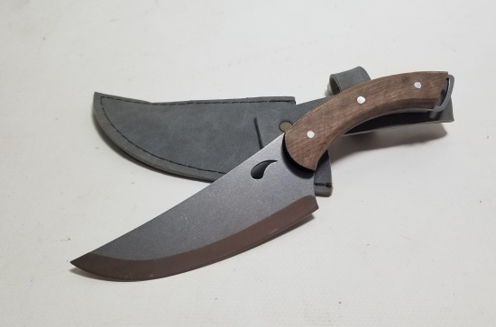 BÜYÜK BOY AHŞAP SAPLI KAMPÇI BIÇAĞI