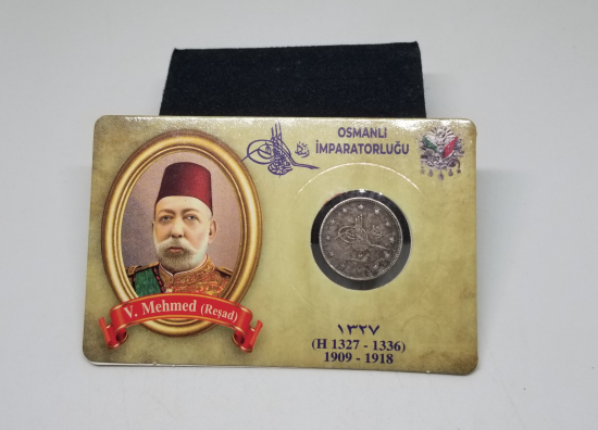 SULTAN MEHMET REŞAT HAN DÖNEMİ GÜMÜŞ 2 KURUŞ MECİDİYE