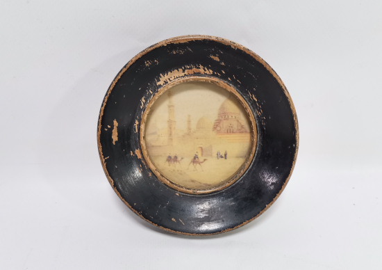 ORİJİNAL ÇERÇEVESİNDE EL BOYAMA ANTİKA RESİM