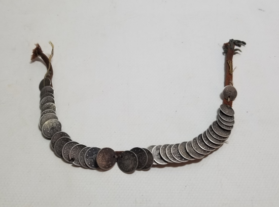 OSMANLI DÖNEMİ GÜMÜŞ PARALARDAN YAPILMIŞ ALINLIK