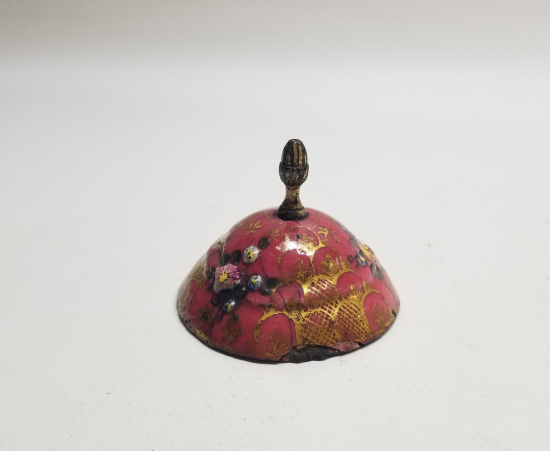 ÜZERİNDE MEVLEVİ SİKKESİ BULUNAN OSMANLI DÖNEMİ EL BOYAMA NADİR ESERİ İSTANBUL İFTARİYELİK KAPAĞI