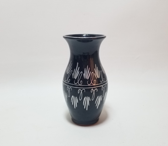 EL BOYAMA İŞÇİLİKLİ ANTİKA TOPRAK VAZO