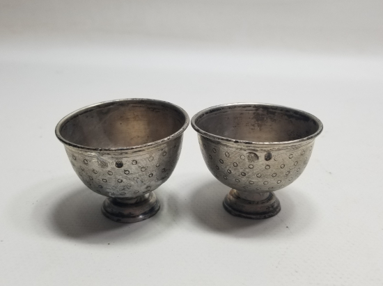 OSMANLI DÖNEMİ GÜMÜŞ ÇİFT FİNCAN ZARFI