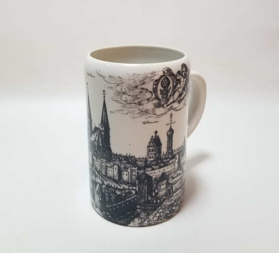 ANTİKA PORSELEN TANKART - BİRA BARDAĞI