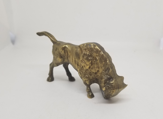 PİRİNÇ DÖKÜM DEKORATİF BOĞA FİGÜRÜ