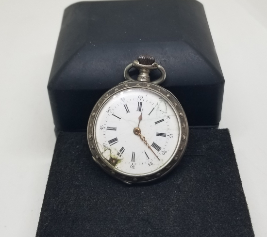 GÜMÜŞ KASA ANTİKA CEP SAATİ