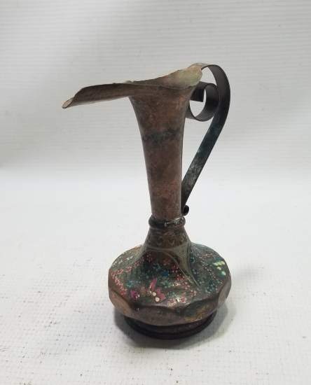 ERZİNCAN YAPIMI BAKIR DEKORATİF SÜRAHİ