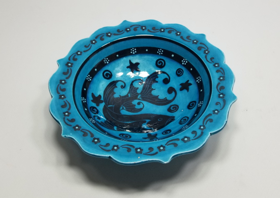 SANATÇI İŞİ EL BOYAMA ÖZEL YAPIM İZNİK TABAK