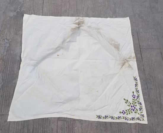 ANTİKA KANAVİÇE İŞÇİLİKLİ GELİN BOHÇASI