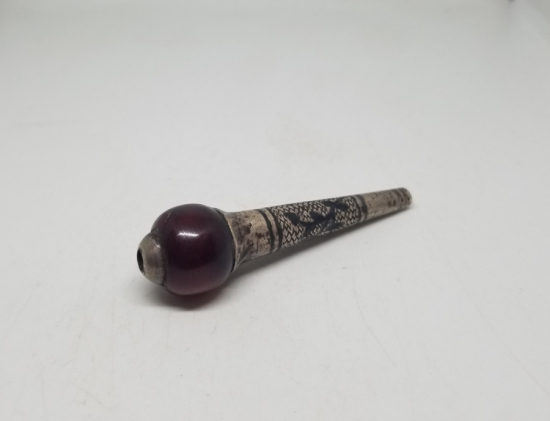 OSMANLI DÖNEMİ SAVATLI GÜMÜŞ NARGİLE MARPUCU