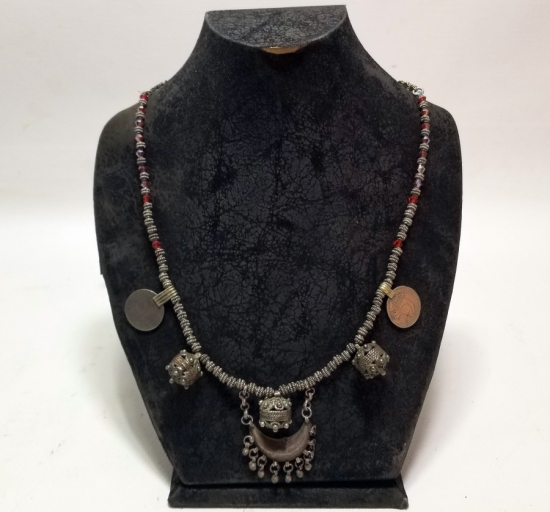 OSMANLI PARÇALARDAN DİZAYN EDİLMİŞ ÖZEL YAPIM GÜMÜŞ GERDANLIK