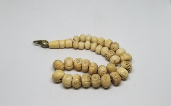 OSMANLI DÖNEMİ EL YAPIMI KEMİK TESPİH