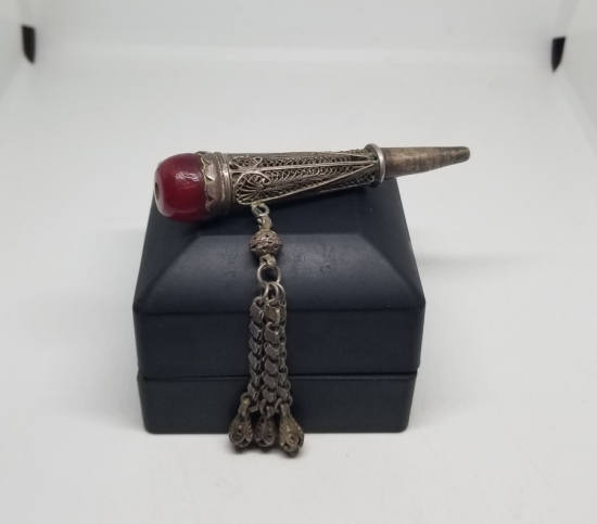 TELKARİ İŞÇİLİKLİ OSMANLI DÖNEMİ NADİR NARGİLE MARPUCU