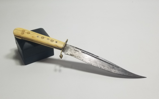 KEMİK SAPLI EL YAPIMI BURSA KAMASI