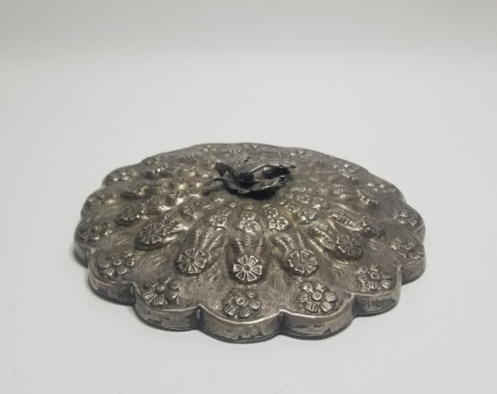 ABDÜLMECİD HAN TUĞRALI ÇOK NADİR GÜMÜŞ SARAY İŞİ TAŞ AYNA