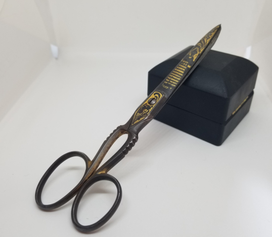 KABARTMA İŞÇİLİKLİ VE ALTIN VERMEYLİ OSMANLI DÖNEMİ NADİR TERZİ MAKASI