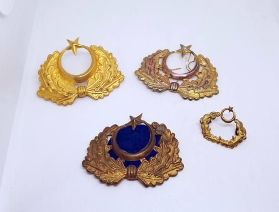 ANTİKA SUBAY ŞAPKA KOKARTI LOTU