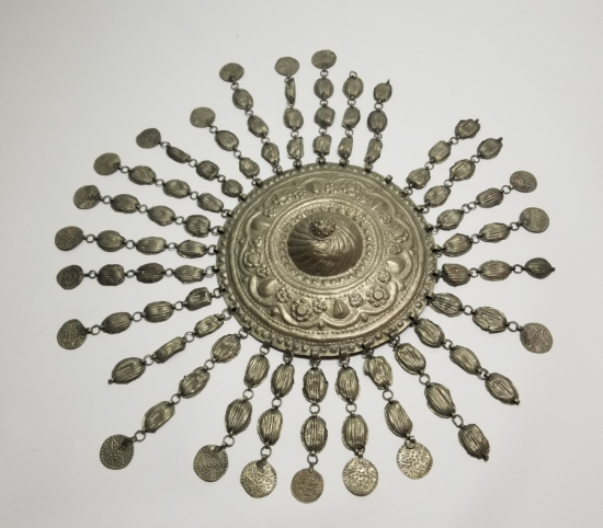 OSMANLI DÖNEMİ KABARTMA İŞÇİLİKLİ BADEMLİ GELİN TEPELİĞİ