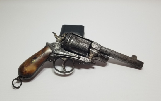 OSMANLI DÖNEMİ KEMİK SAPLI KARADAĞLI SUBAY TABANCASI