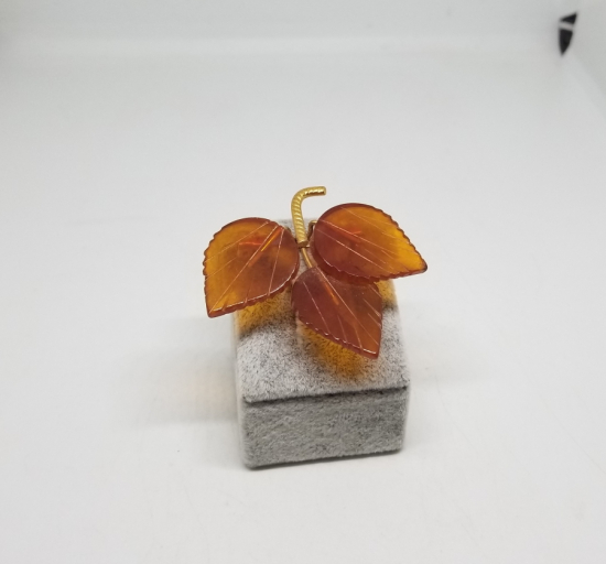 NADİR TİPTE ANTİKA DAMLA KEHRİBAR BROŞ