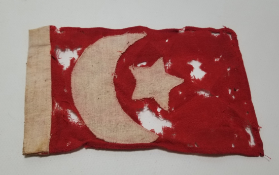 OSMANLI DÖNEMİ ÇOK NADİR GÖĞÜS BAYRAĞI