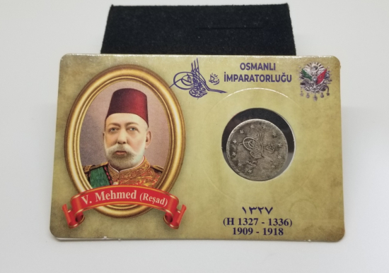 SULTAN MEHMET REŞAT HAN DÖNEMİ GÜMÜŞ 2 KURUŞ MECİDİYE