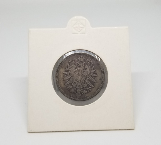 1874 YILI ALMAN İMPARATORLUĞU GÜMÜŞ 1 MARK