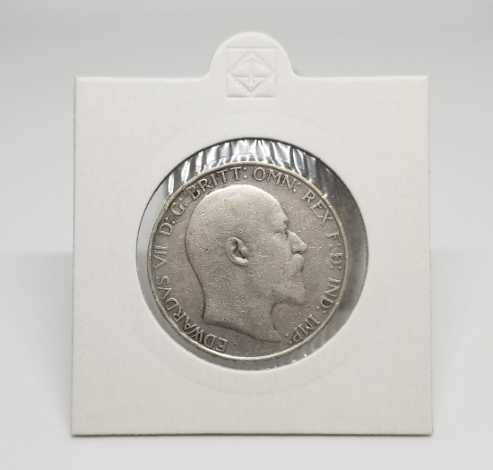 1907 YILI BİRLEŞİK KRALLIK GÜMÜŞ 2 SHILLINGS