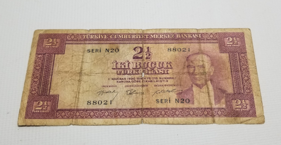 5. EMİSYON 2. TERTİP -2,5 TÜRK LİRASI-