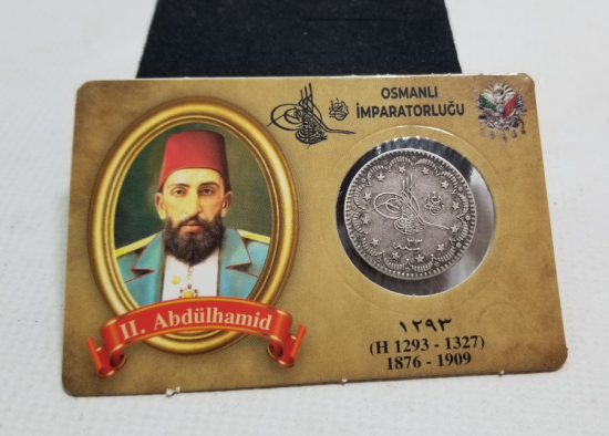 SULTAN ABDÜLHAMİD HAN DÖNEMİ KOLEKSİYONLUK GÜMÜŞ 5 KURUŞ