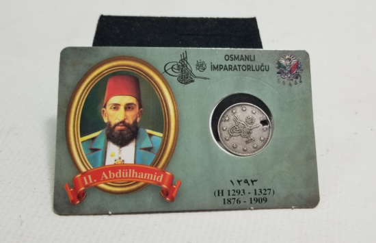 SULTAN ABDÜLHAMİD HAN DÖNEMİ KOLEKSİYONLUK GÜMÜŞ 2 KURUŞ MECİDİYE