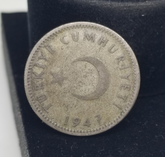 TÜRKİYE CUMHURİYETİ 1947 YILI KOLEKSİYONLUK GÜMÜŞ 1 LİRA
