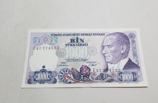 7. EMİSYON 1. TERTİP - 1000 TÜRK LİRASI-