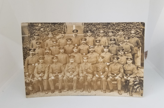 1. DÜNYA SAVAŞI DÖNEMİ ORİJİNAL ALMAN ASKERİ BİRLİK HATIRA FOTOĞRAFI