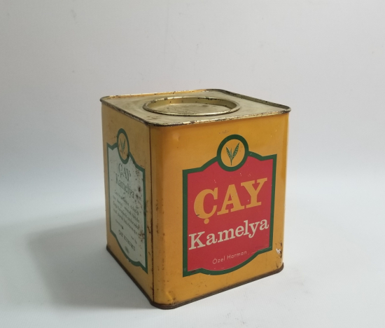 ANTİKA METAL ÇAY KUTUSU