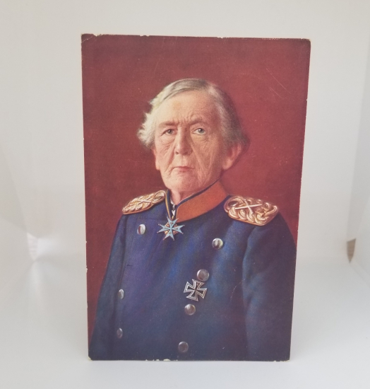 1. DÜNYA SAVAŞI DÖNEMİ MAREŞAL GOTTLİEB VON HAESELER GÖRSELLİ POSTADAN GEÇMİŞ NADİR PROPAGANDA KARTPOSTALI