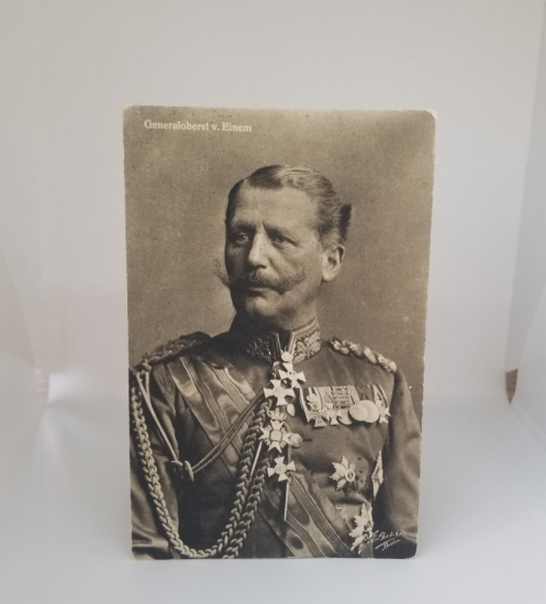1. DÜNYA SAVAŞI DÖNEMİ GENERAL KARL VON EINEM GORSELLİ KARTPOSTAL