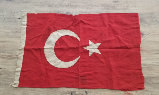 OSMANLI DÖNEMİ EL DİKİMİ BAYRAK