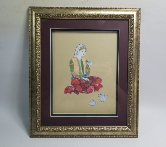 SANATÇI İMZALI EBRULU TABLO