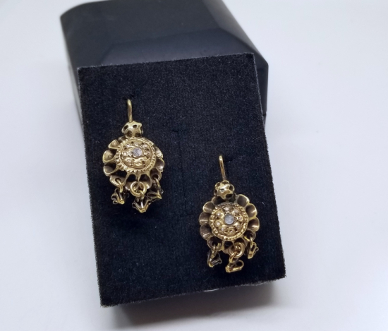 OSMANLI DÖNEMİ ELMAS KÜPE