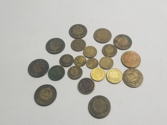 CUMHURİYET BAŞLARI ANTİKA METAL PARA LOTU