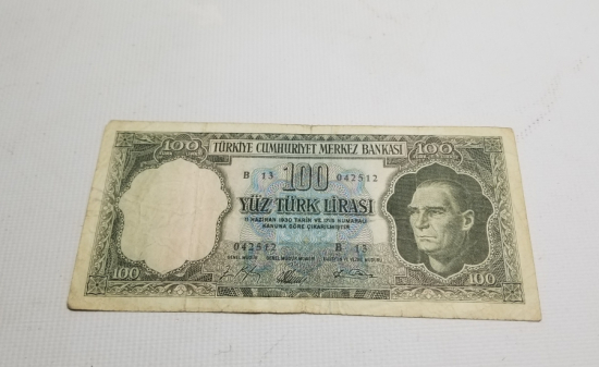 5. EMİSYON KOLEKSİYONLUK KAĞIT 100 LİRA