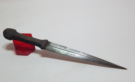 CUMHURİYET BAŞLARI EL YAPIMI NADİR KABADAYI KAMASI